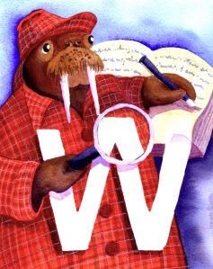 Walrus Writing a Whodunnit